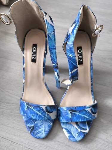 Quiz blue tropical - blue, block