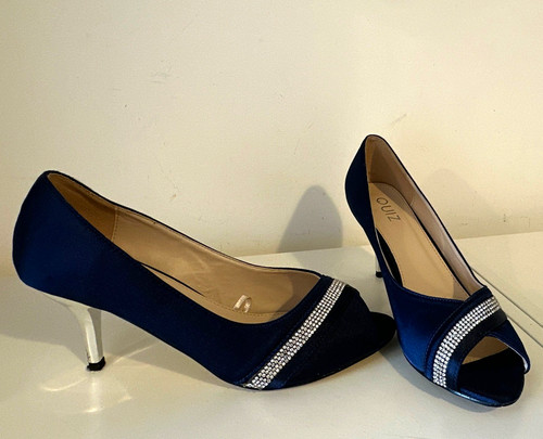 Quiz blue peep - toe, court